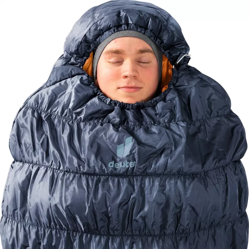 Sacco a pelo DEUTER Exosphere 0°C / 32°F — sintetico, ink/maple