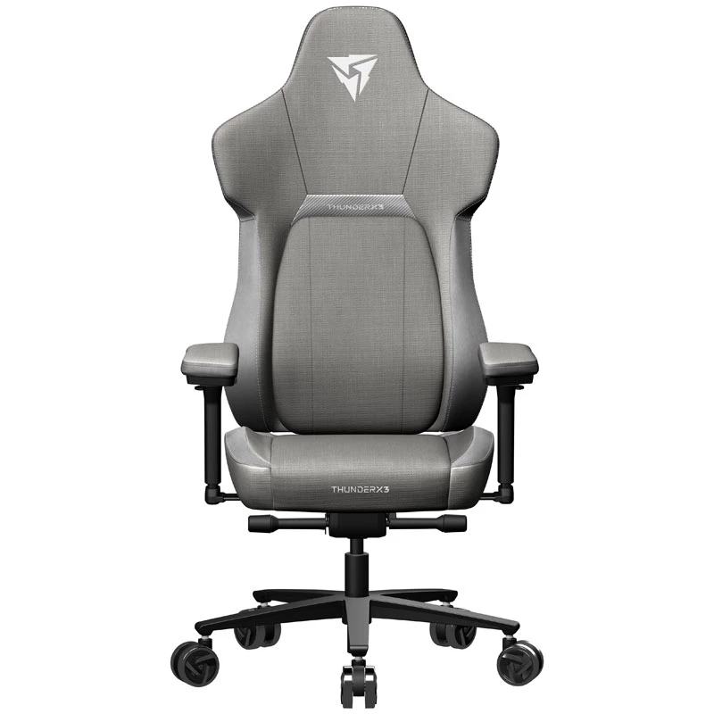 Sedia da gaming universale ThunderX3 CORE Loft seduta imbottita grigio