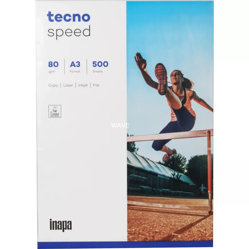 Carta per stampa A3 inapa-tecno Tecno Speed 500 fogli bianco