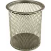 helit Pen Cup Mesh H2518100 9x10 cm rotondo a vassoio singolo metallo argento (H2518100)