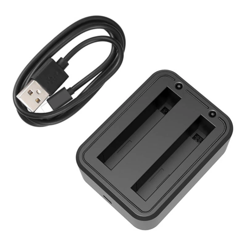 Caricabatterie USB doppio Puluz PU818 per Insta360 X3 — ricarica USB a doppio slot