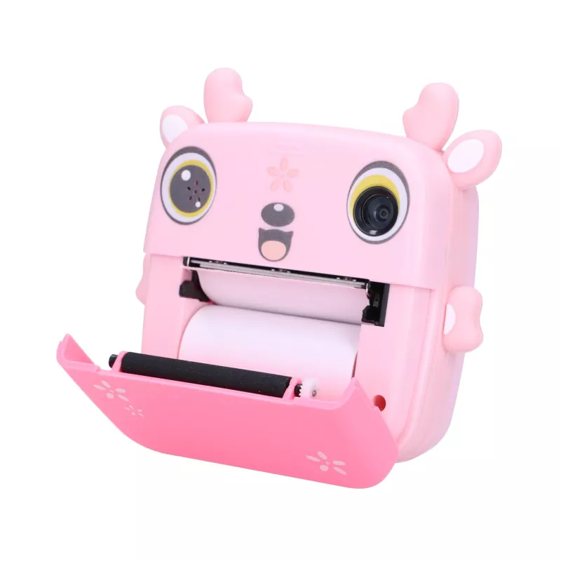 Extralink set | stampante termica EPP-005 rosa + carta termica 3 rotoli | fawn