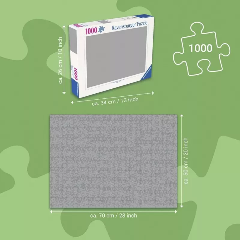 Ravensburger Puzzle Challenge DC Comics 1000 pezzi, incastri premium, dimensione finita ca. 68 x 49 cm