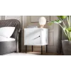 Set comodini 2 pz. cama meble PALAZZO BIS 45×39×H59 cm, bianco opaco, MDF/truciolare