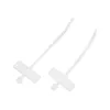Fascette con etichetta (orizzontale) - lunghezza 100 mm - larghezza 2,5 mm