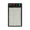 Breadboard DELOCK 18314 — scheda prototipo senza saldatura, metallo/plastica, 109×165×1 mm, nero/bianco
