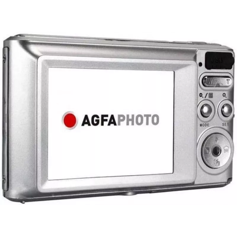 AgfaPhoto DC5200 - Fotocamera digitale - compatta - 21,0 MPix - 720p - argento (DC5200-SIL)