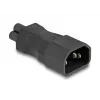 Adattatore di rete DeLOCK IEC 60320 C14 su connettore maschio C5 2,5 A dritto nero