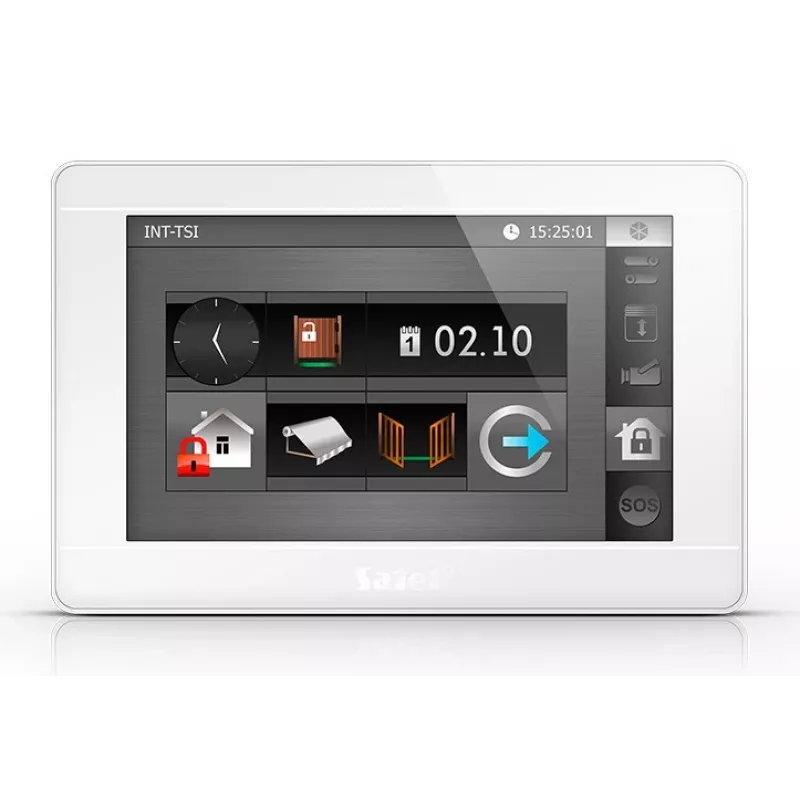 SATEL KEYPAD INT-TSI-W GRAFICO 7 POLLICI (BIANCO)