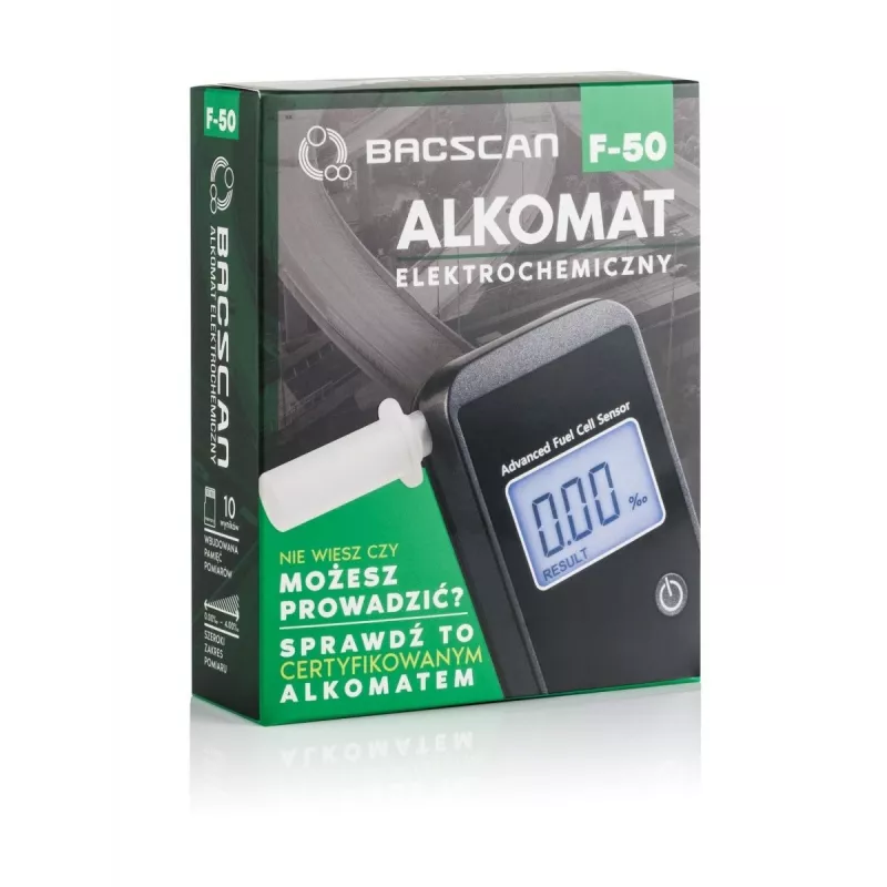 Etilometro BACscan F-50 0 - 4% nero