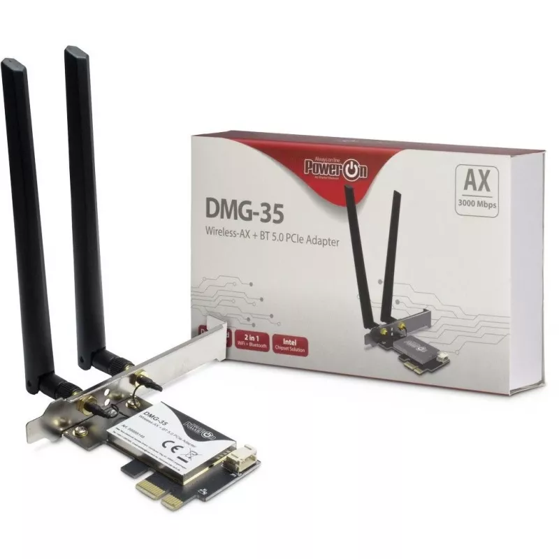 Inter-Tech DMG-35 WLAN / Bluetooth 3000 Mbit/s integrato (88888149)