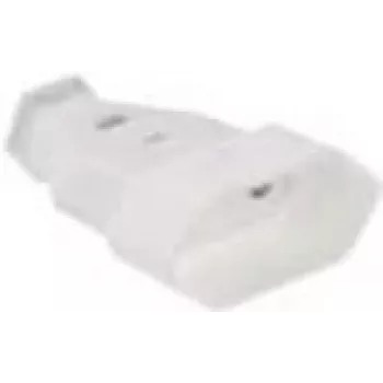 Bachmann connettore di alimentazione - 2 poli (R) - 250 V - 2.5 A - bianco - Europa (confezione da 3)