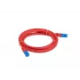 Cavo patch LANBERG S/FTP CAT.6A 0.5M rosso LSZH