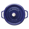 Cocotte in ghisa rotonda Staub 24 cm blu scuro