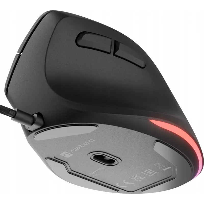NATEC Crake 2 Pro mouse universale per destrimani USB Type-A ottico 12800 DPI