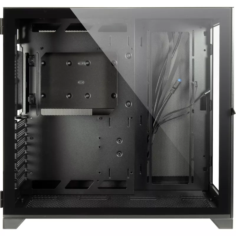 Case gaming ATX C-703 Vision, vetro temperato, nero