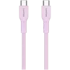 CANYON cavo OnWire 60CL C-C 60W COLOR intrecciato 1m rosa