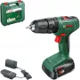 Trapano avvitatore a percussione a batteria EasyImpact 18V-38 (verde/nero, batteria agli ioni di litio 2,0Ah, valigetta, POWER FOR ALL ALLIANCE)