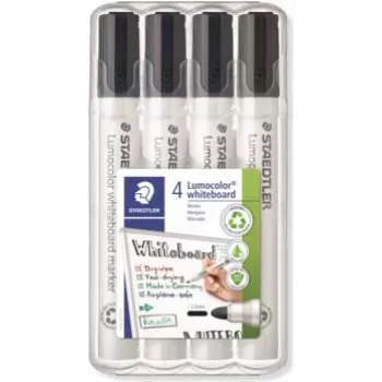 Pennarello per lavagna bianca Staedtler 351WP4-9X nero punta 2,0 mm