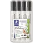 Pennarello per lavagna bianca Staedtler 351WP4-9X nero punta 2,0 mm
