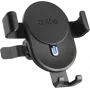 Supporto SBS con ricarica wireless 15 W e morsetto a vite (nero) (TESUPWIR15SCREW)