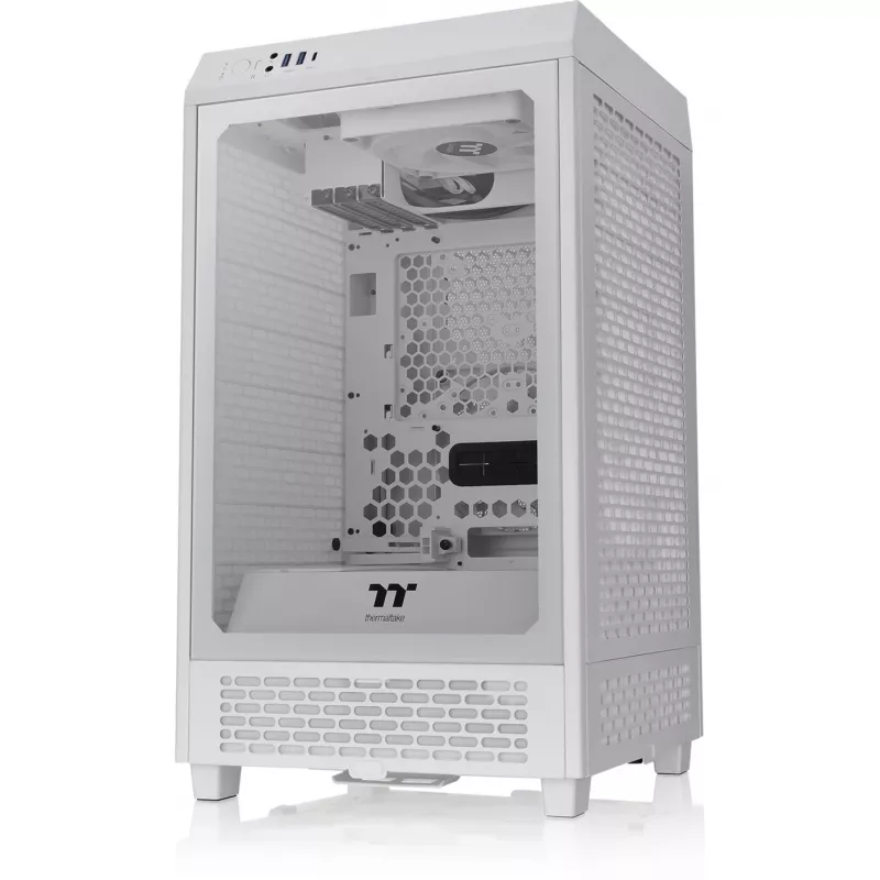 Thermaltake The Tower 200 Case Micro-Tower Mini-ITX con finestra laterale bianco