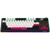 LORGAR KBP70TKLW, tastiera da gaming meccanica TKL wireless Pro, nero/rosso, layout EN