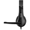 Cuffie PC CANYON HSC-1 con microfono piatto 2m nere