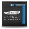 CableMod Classic cavo a spirale per tastiera CM-CKCA-MLB-KLB150KLB-R, da Micro USB a USB-A, 150 cm, blu (Spectrum Blue)