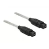 Cavo FireWire DeLOCK FireWire B/B 1,0 m grigio