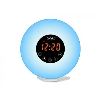 Sveglia con luce Adler AD1916 con simulazione dell'alba e radio FM