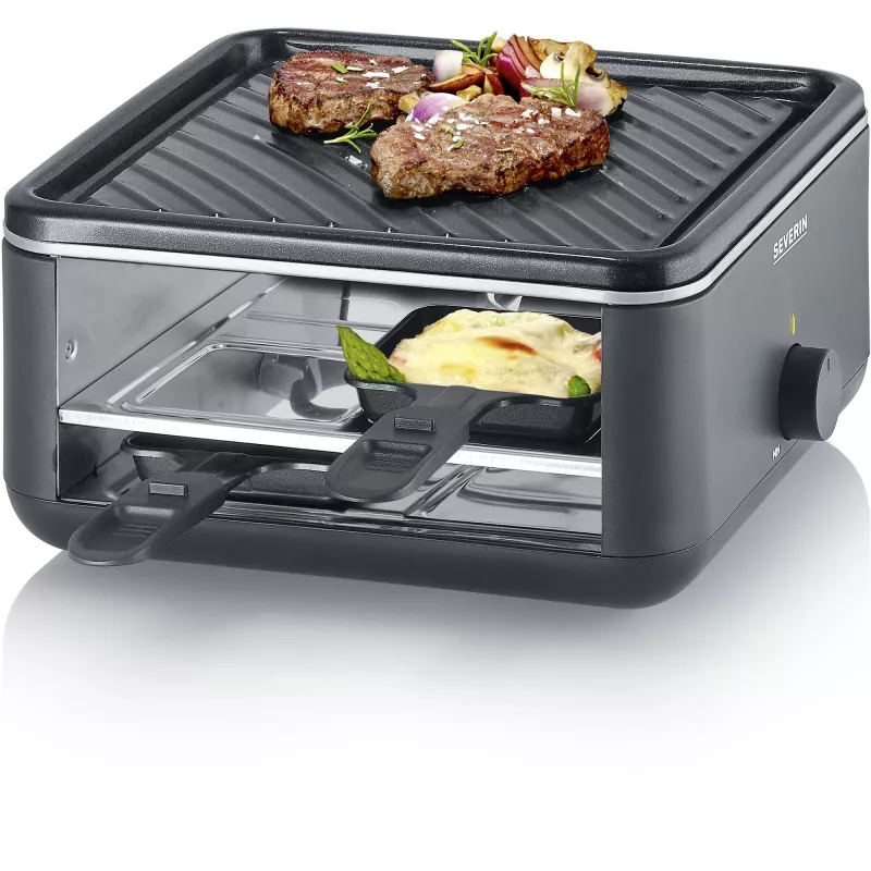 Raclette-grill Severin RG 2360 4 persone 800 W nero