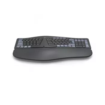 Tastiera ergonomica wireless HAMA WK-900 nero USB, layout compatto, connessione wireless