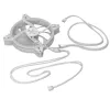 Ventola per case MODECOM VOLCANO APEX 140 ARGB WHITE 140mm Reverse