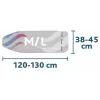Copertura per asse da stiro VILEDA Total Reflect blu grigio bianco per assi da stiro 1300 x 450 mm