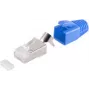 Connettore per cavi RJ45 ShiverPeaks BS72067-B blu