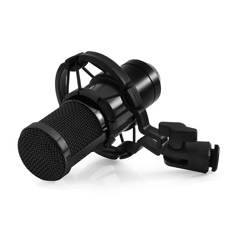 Microfono PC con filo MEDIA-TECH MT397K con ingresso XLR, supporto da tavolo, cavo 2,4 m, 20–20000 Hz, sensibilità -32 dB
