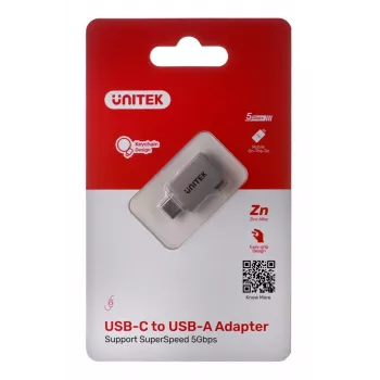 UNITEK adattatore USB-C-USB-A 3.1 GEN1, M/F, A1025GNI