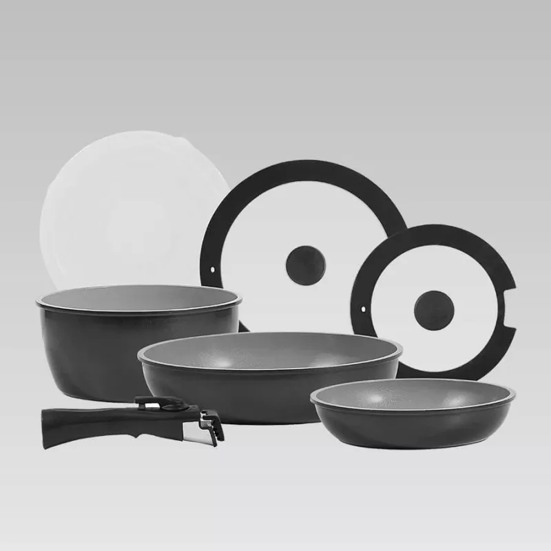 Set pentole Maestro MR-4800-7, set 7 pezzi pentole e padelle