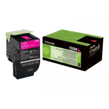 Lexmark 702M - magenta - originale - cartuccia toner LCCP, LRP - per Lexmark CS310dn, CS310n, CS410dn, CS410dtn, CS410n, CS510de, CS510dte (70C20M0)