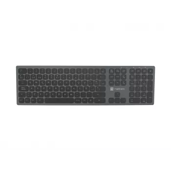 Tastiera universale NATEC NKL-1830 RF Wireless Bluetooth QWERTY spagnolo nero grigio