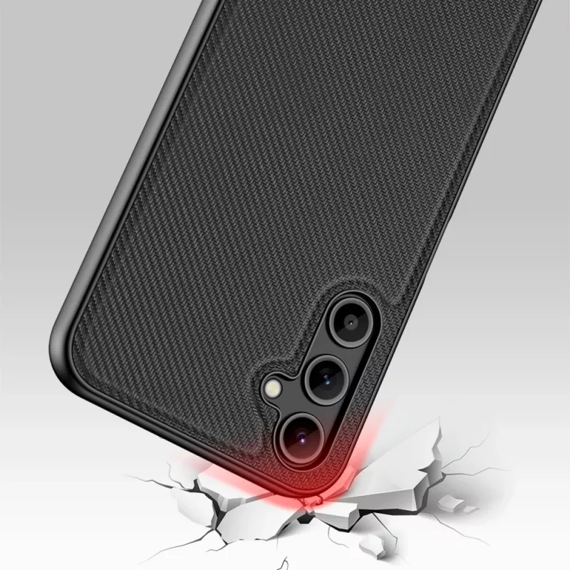 StyleShell NYLO, custodia per cellulare nera, Samsung Galaxy A15 5G / A15 4G
