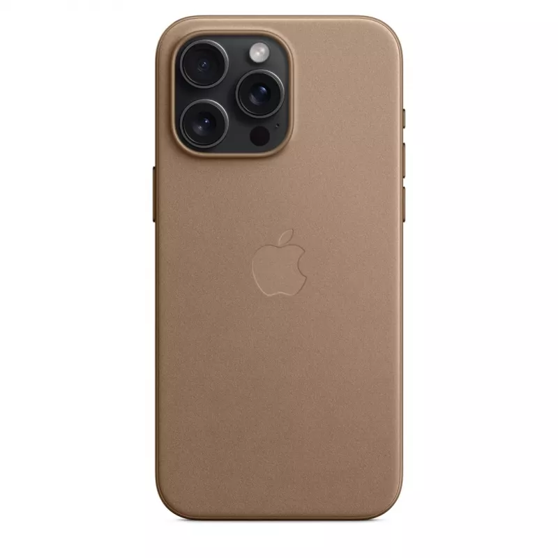 Custodia Apple iPhone 15 Pro Max FineWoven compatibile MagSafe – taupe
