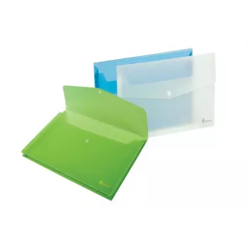 Cartella con elastico Forpus FO21622 plastica blu A4