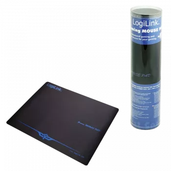 Tappetino mouse LOGILINK XXL nero – tappetino mouse extra-large per gaming e ufficio, base antiscivolo