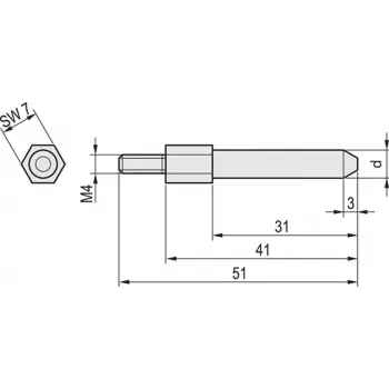 SCHROFF 60895018 perno di codifica 20 pz. (60895018)