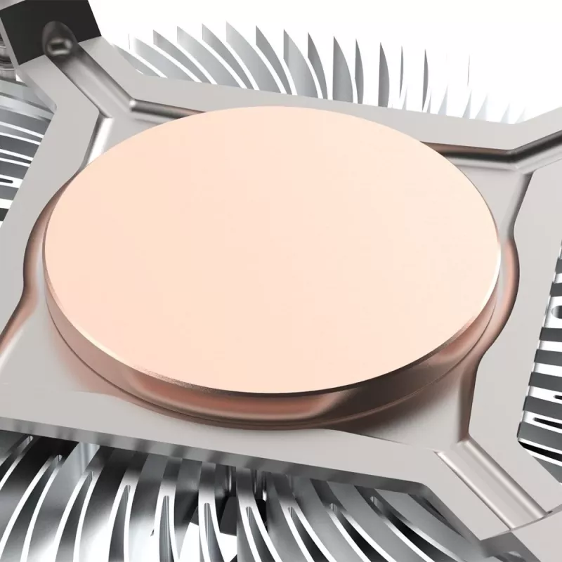 Dissipatore ibrido per processore Akasa Intel LGA1700 9 cm alluminio, nero 1 pz.
