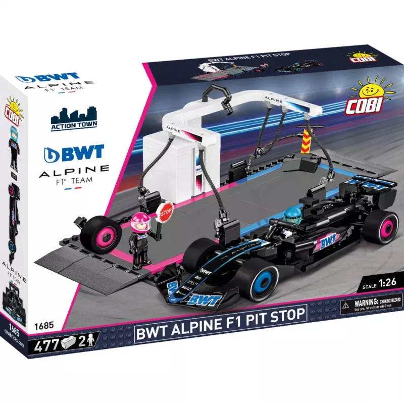 BWT Alpine F1 Boxenstopp, giocattolo da costruzione