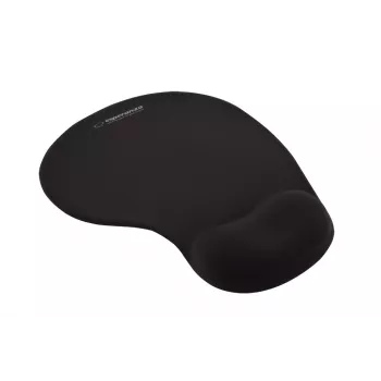 Tappetino mouse ESPERANZA EA137K, nero, con poggiapolsi in gel, base antiscivolo, utilizzo universale