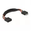 Cavo DeLOCK 0,1m 2xUSB2.0 10p